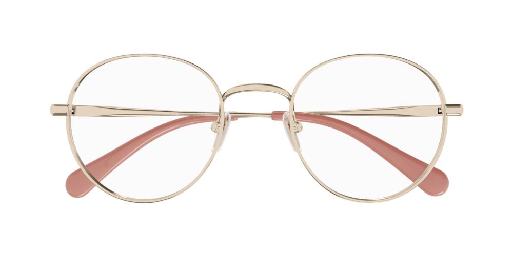 CC0024O JUNIOR Gold Round Eyeglasses