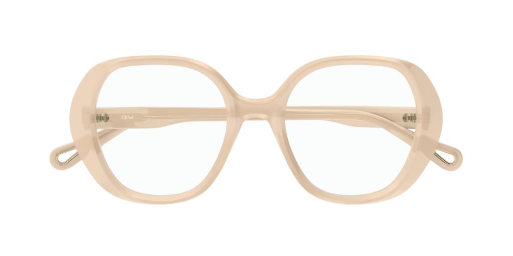CH0053O Brown Geometric Eyeglasses