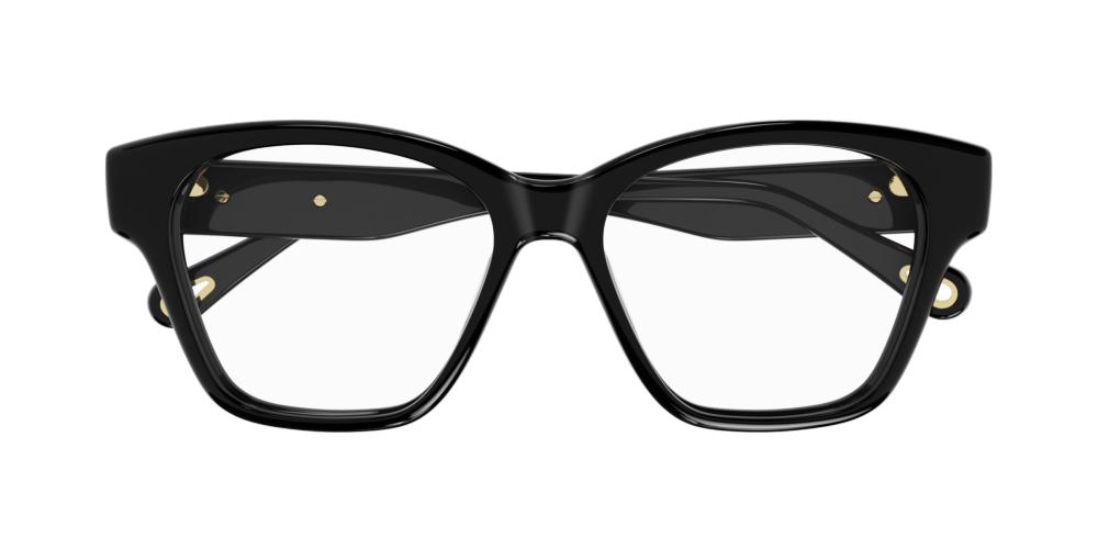 CH0122O Black Squared Eyeglasses