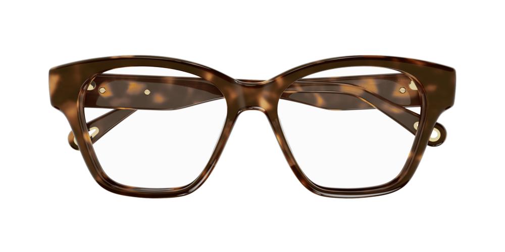 CH0122O Havana Squared Eyeglasses