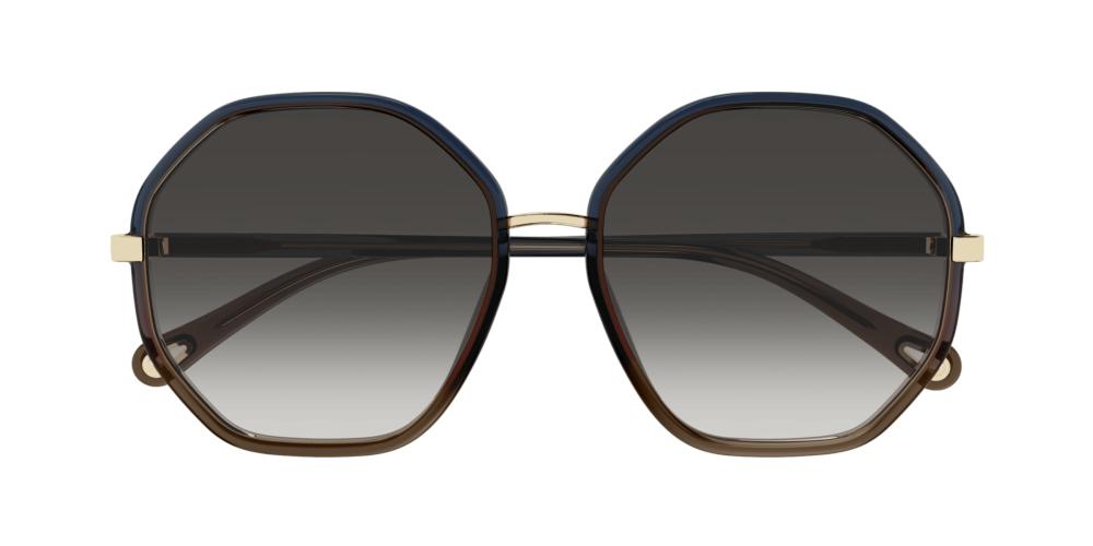 CH0133SA Grey Geometric Sunglasses
