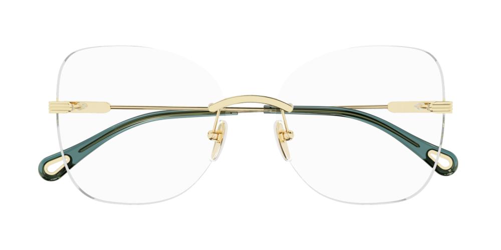 CH0136O Gold Butterfly Eyeglasses
