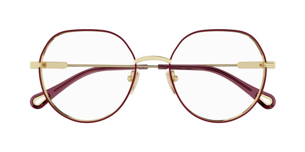 CH0137O Pink Round Eyeglasses