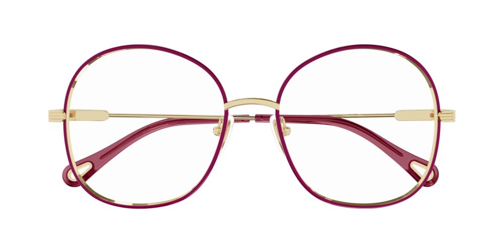 CH0138O Pink Round Eyeglasses