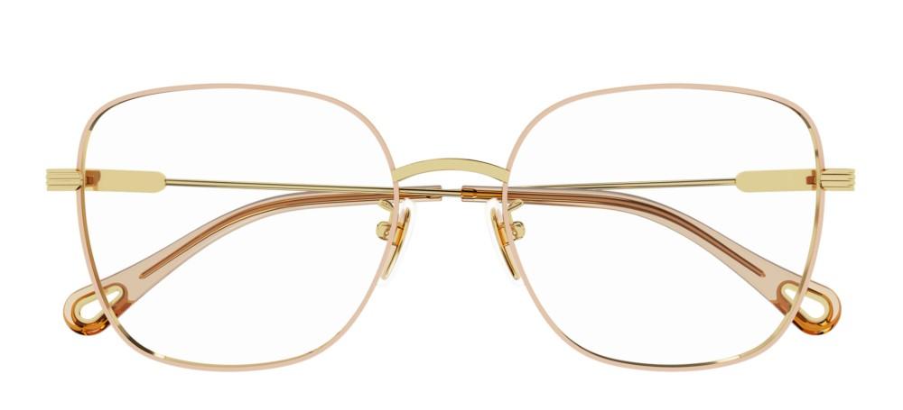 CH0141OA Gold Geometric Eyeglasses