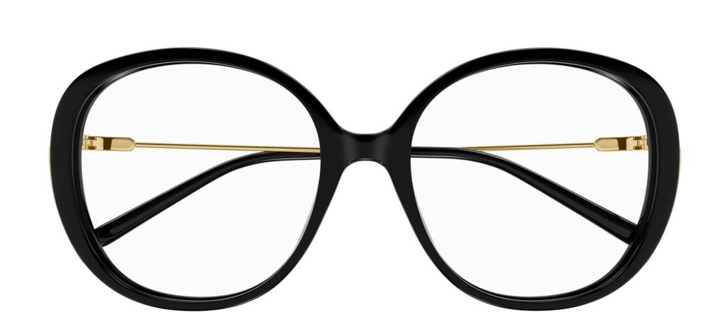 CH0172O Black Oversize Eyeglasses