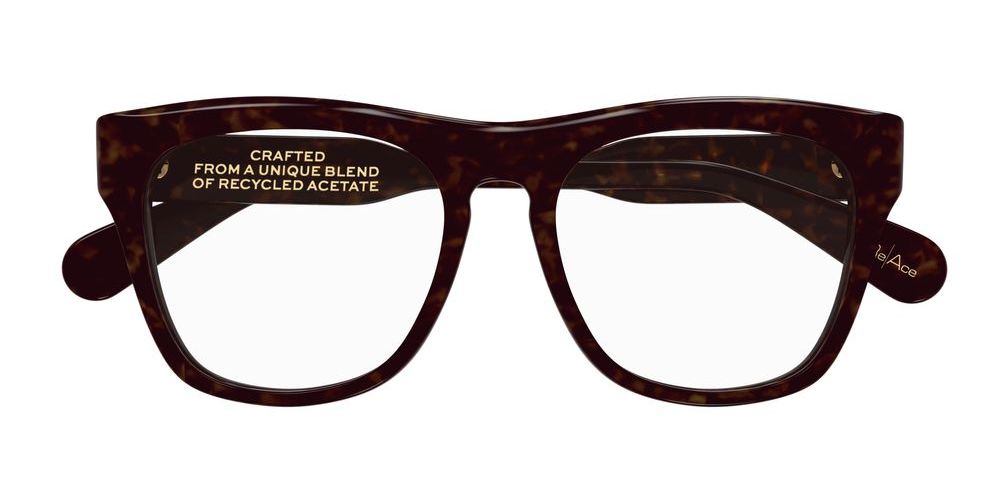 CH0191O Black Squared Eyeglasses