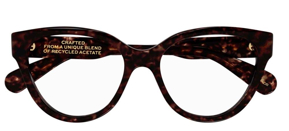 CH0193O Havana Cat Eye Eyeglasses