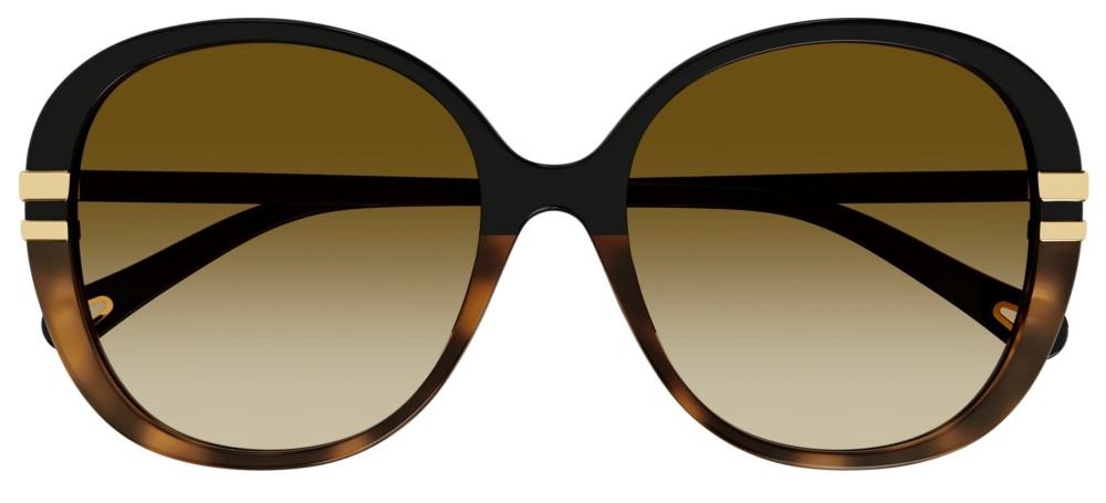 CH0207SK Black Oversize Sunglasses