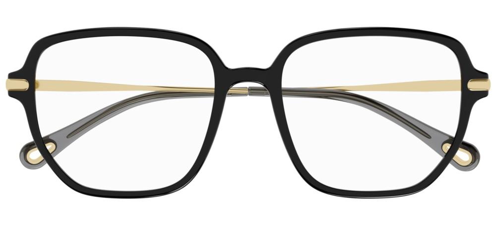 CH0218OA Black Squared Eyeglasses