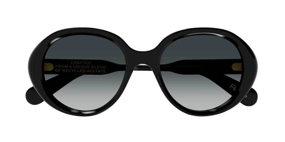 CH0221S Black Round Sunglasses