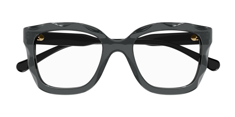 CH0229O Black Squared Eyeglasses