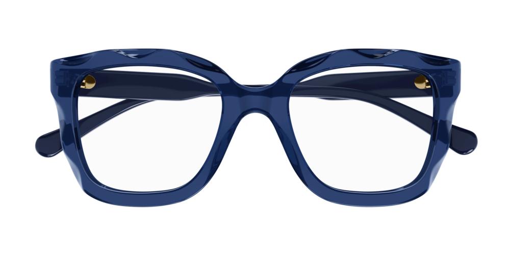 CH0229O Blue Squared Eyeglasses