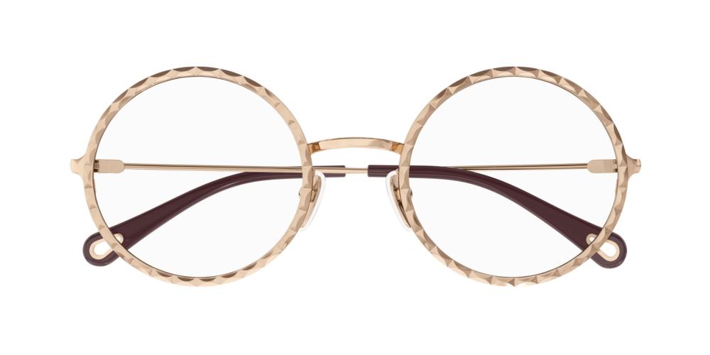 CH0232O Rose Gold Round Eyeglasses
