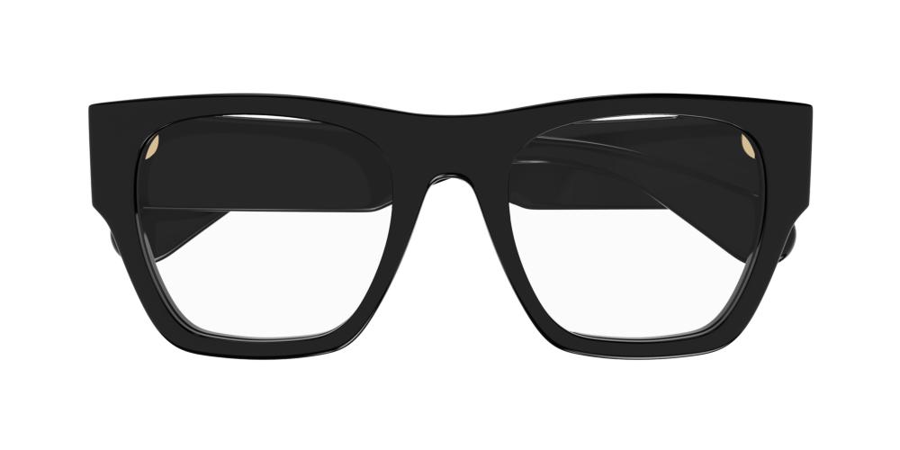 CH0250O Black Squared Eyeglasses