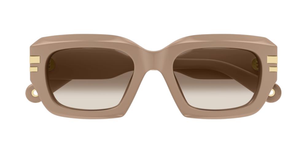 CH0256S Brown Squared Sunglasses