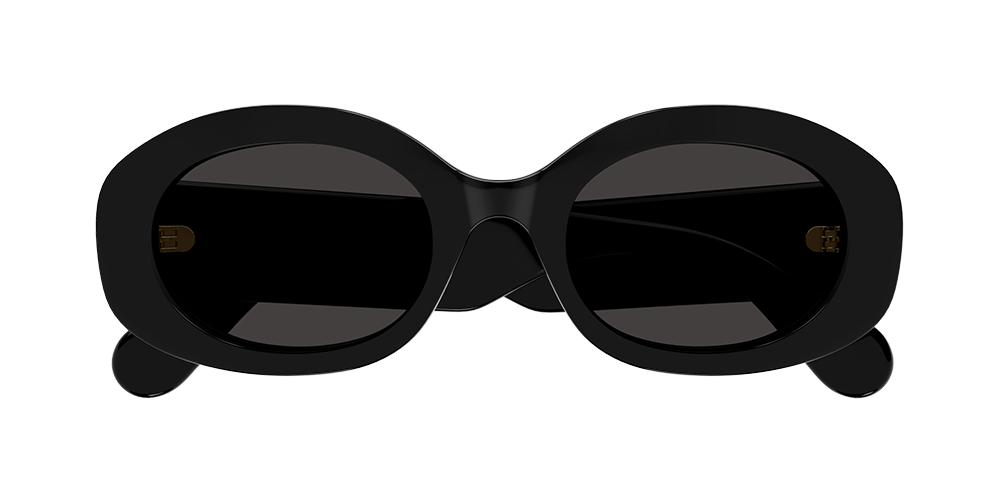 CH0258S Black Oval Sunglasses
