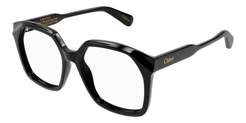 CH0263O Black Squared Eyeglasses