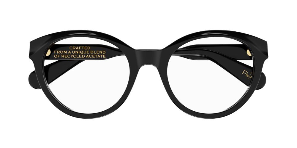 CH0264O Black Round Eyeglasses