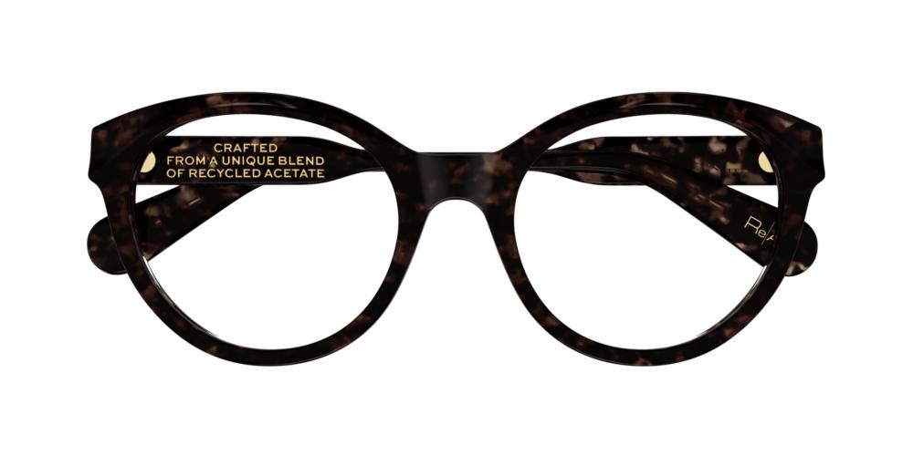 CH0264O Havana Round Eyeglasses