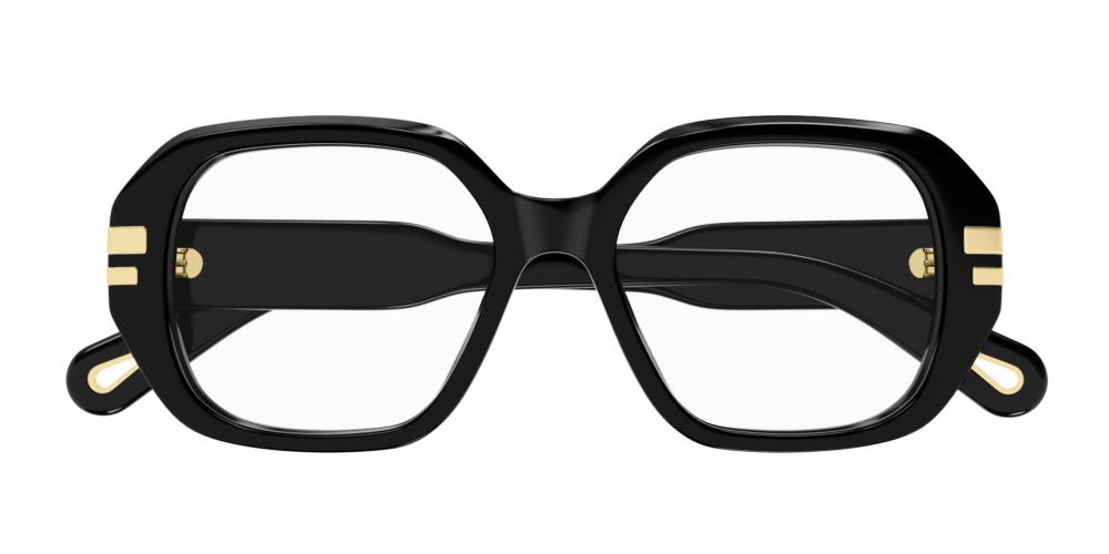 CH0266O Black Squared Eyeglasses