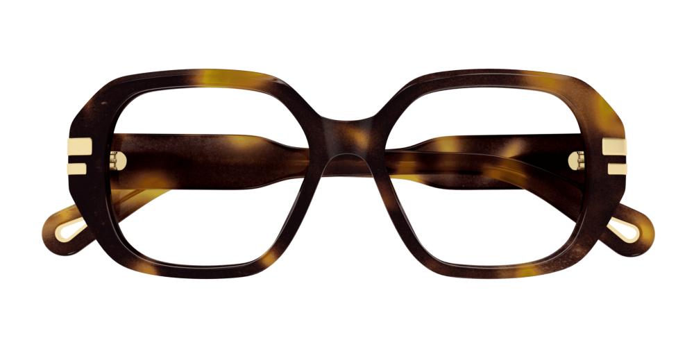 CH0266O Havana Squared Eyeglasses