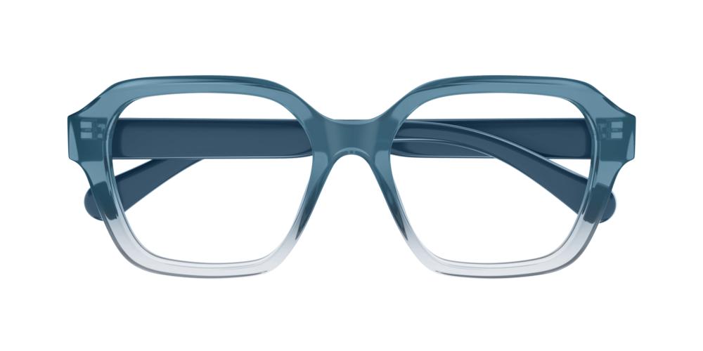CH0272O Blue Squared Eyeglasses