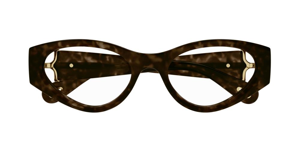 CH0273O Havana Cat Eye Eyeglasses