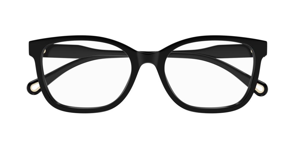 CH0276O Black Squared Eyeglasses