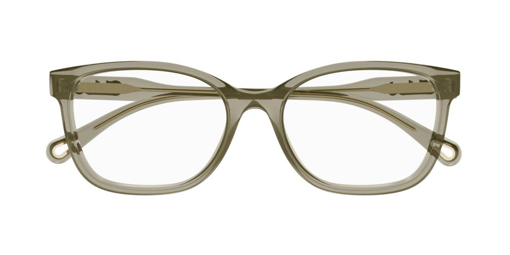 CH0276O Green Squared Eyeglasses