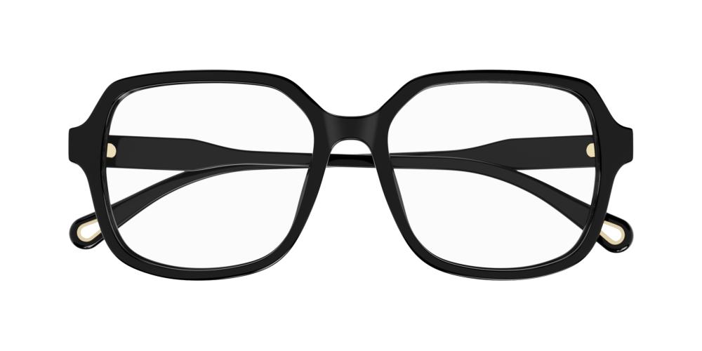 CH0277O Black Squared Eyeglasses
