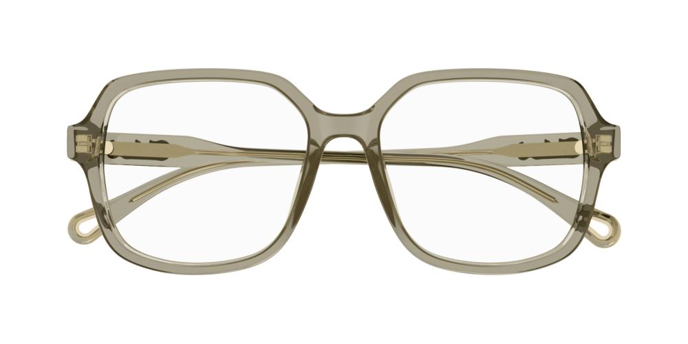 CH0277O Green Squared Eyeglasses