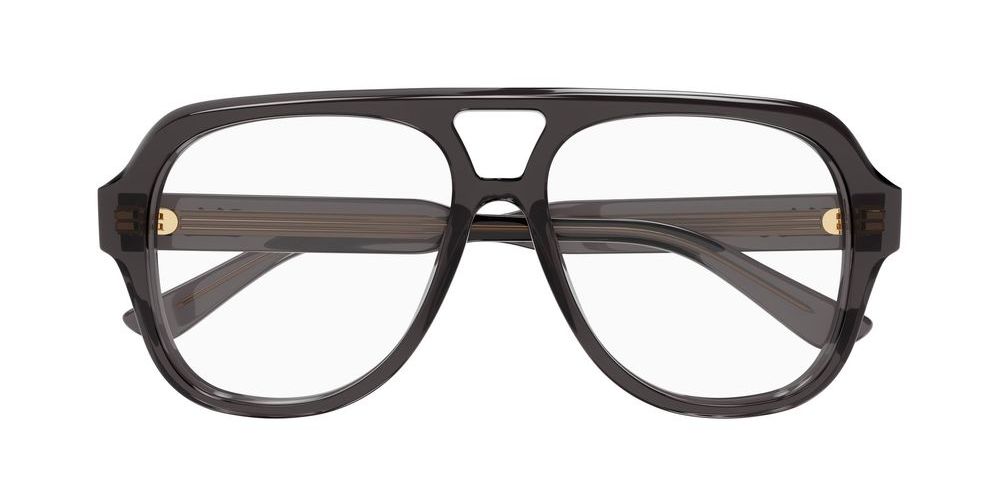 CH0339O Grey Pilot Eyeglasses
