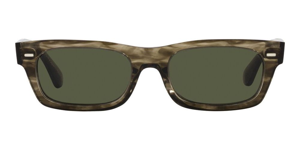 DAVRI OV 5510SU Green Geometric Sunglasses