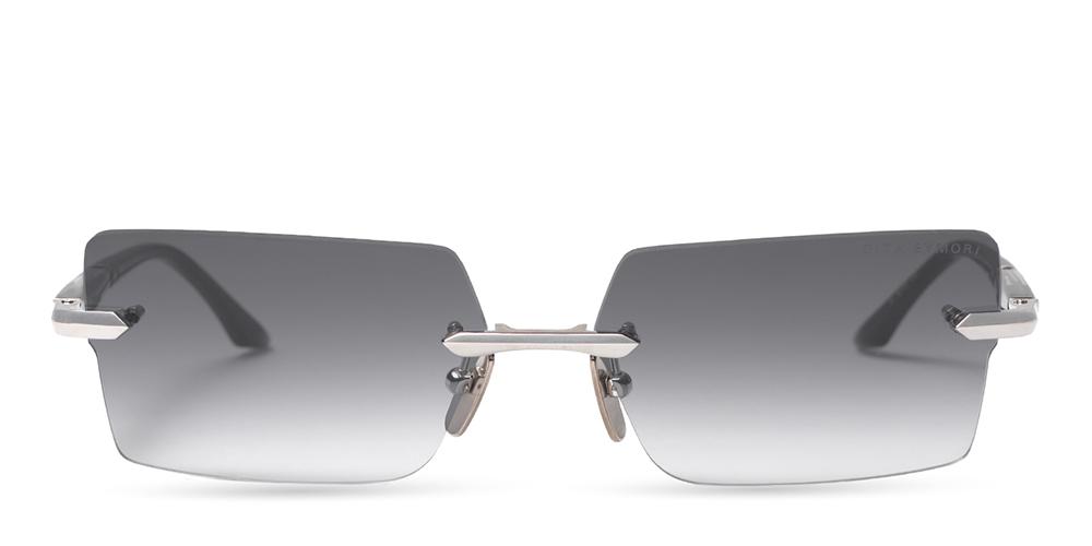 EYMORI Silver Rectangle Sunglasses
