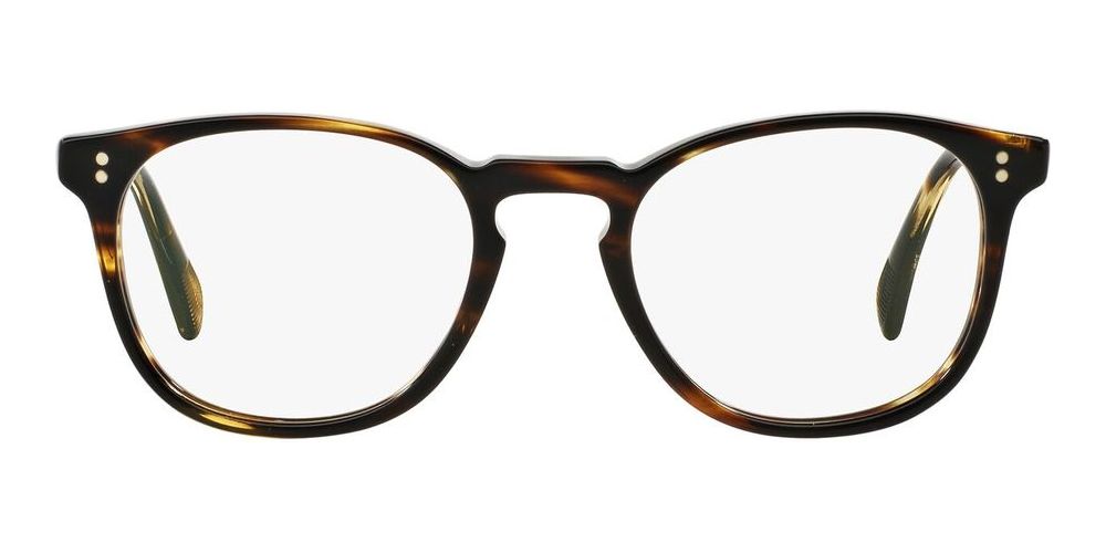 FINLEY ESQ. OV 5298U Havana Round Eyeglasses
