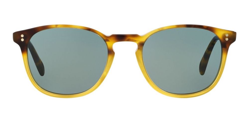 FINLEY ESQ. SUN OV 5298SU Havana Geometric Sunglasses