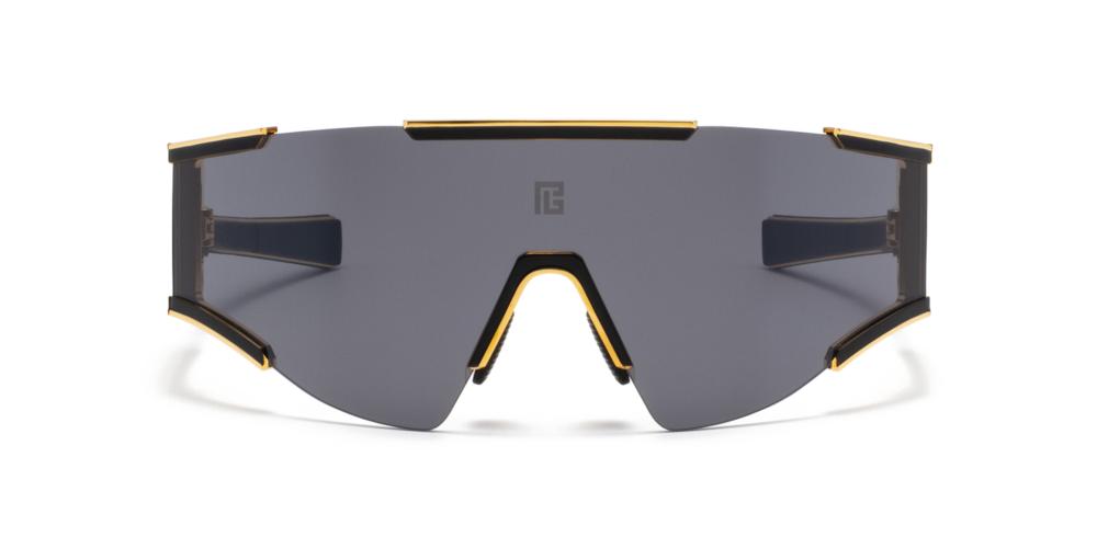 FLECHE Black Shield Sunglasses