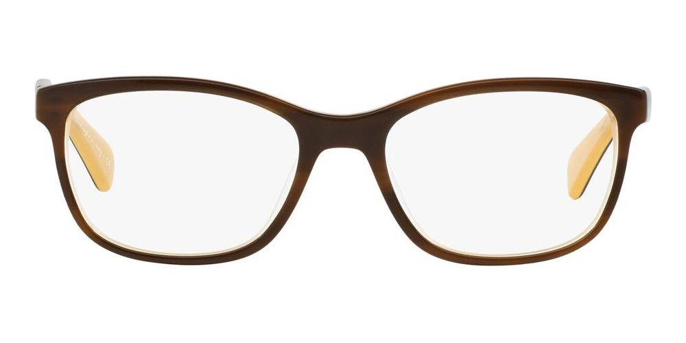 FOLLIES OV 5194 Brown Geometric Eyeglasses
