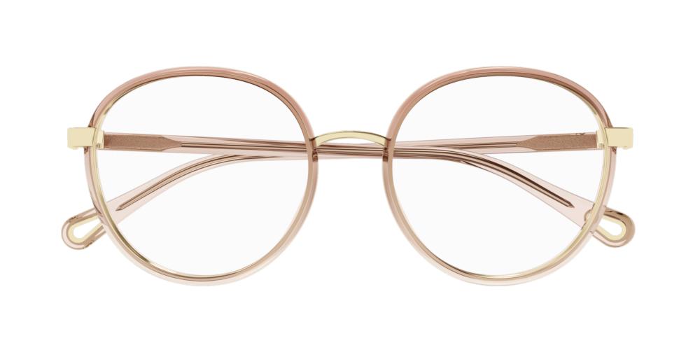 FRANKY CH0033O Pink Round Eyeglasses