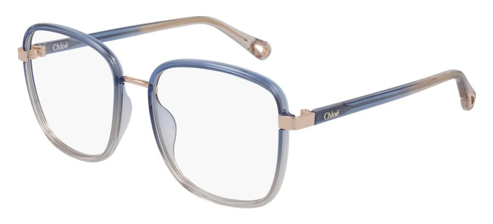 FRANKY CH0034O Blue Squared Eyeglasses