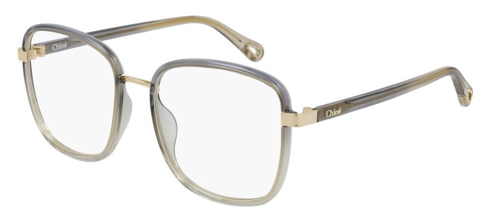 FRANKY CH0034O Grey Squared Eyeglasses