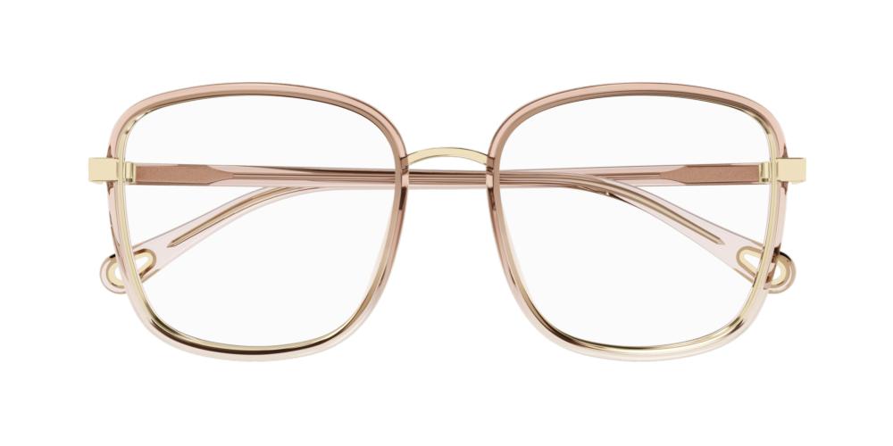 FRANKY CH0034O Pink Squared Eyeglasses