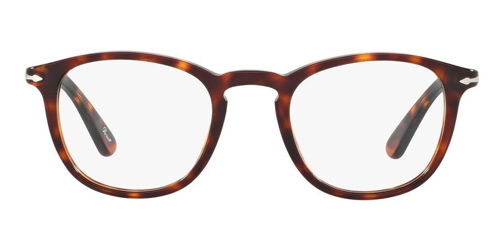 GALLERIA '900 PO 3143V Havana Geometric Eyeglasses