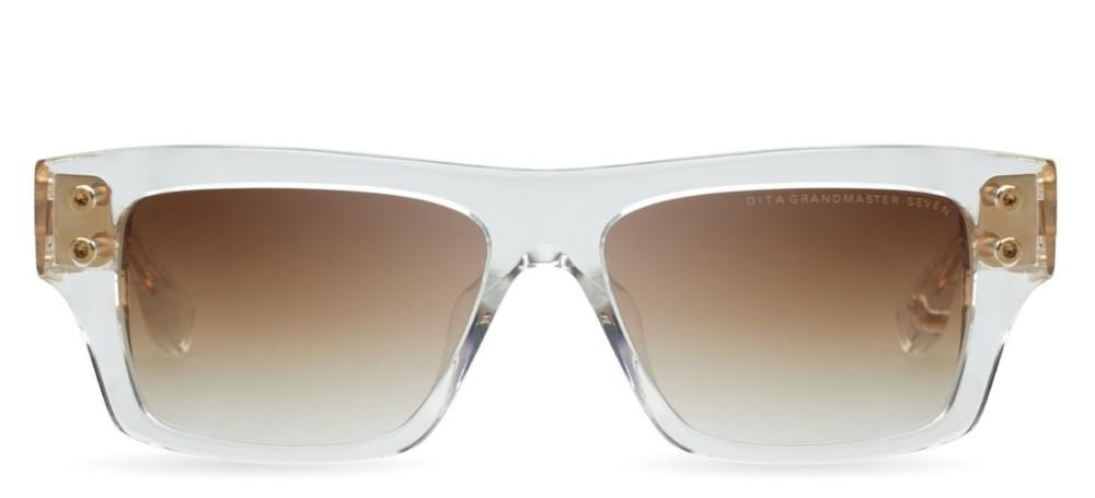 GRANDMASTER-SEVEN Transparent Rectangle Sunglasses