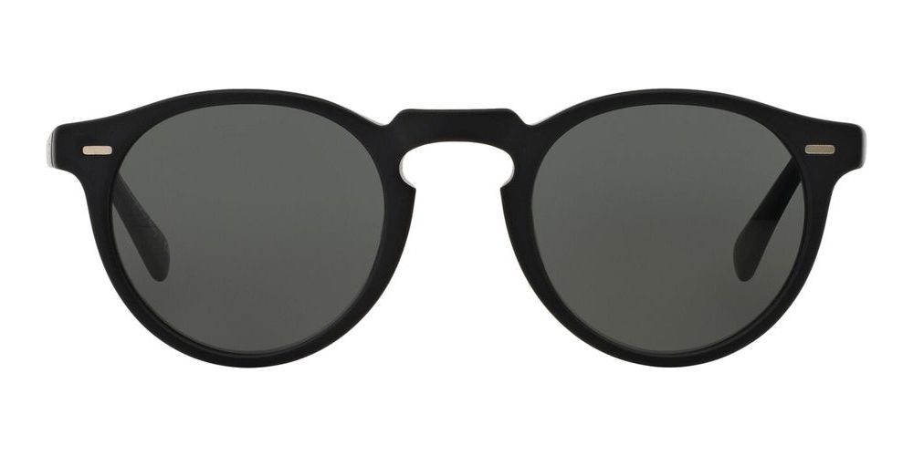 GREGORY PECK SUN OV 5217/S Black Round Sunglasses