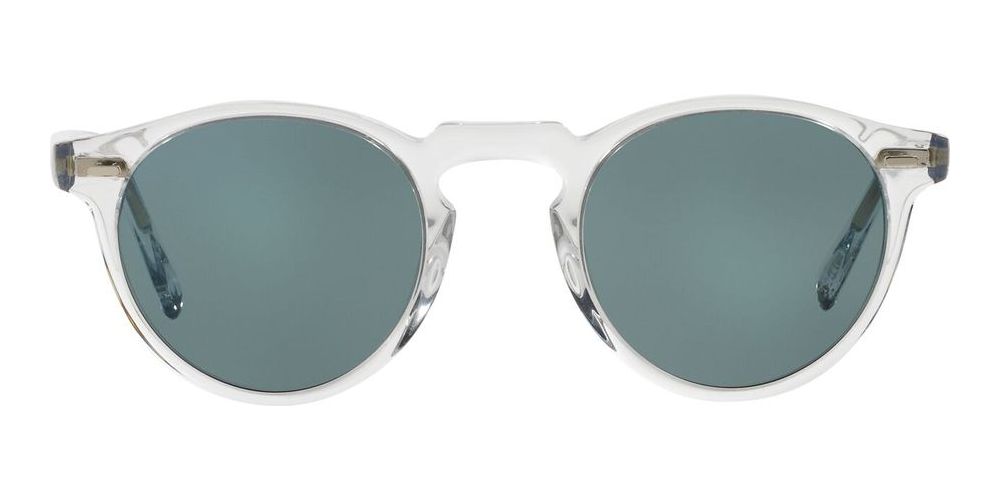 GREGORY PECK SUN OV 5217/S Transparent Round Sunglasses