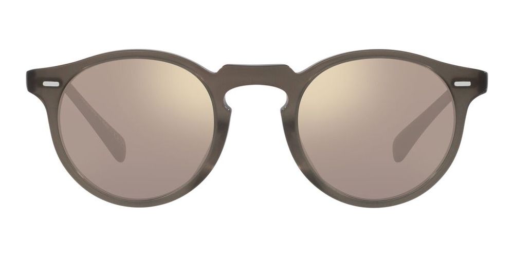 GREGORY PECK SUN OV 5217/S Grey Round Sunglasses