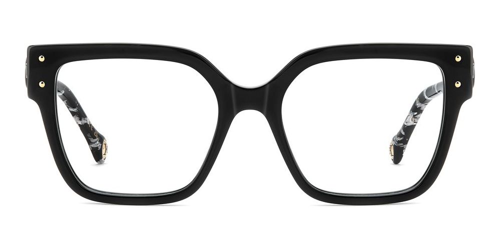 HER 0325 Black Squared Eyeglasses