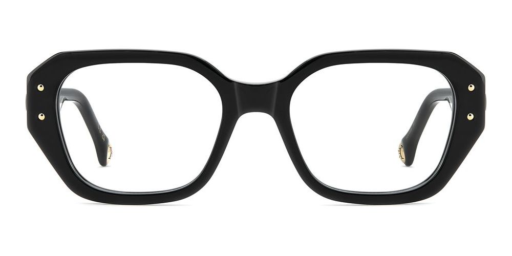 HER 0326 Black Geometric Eyeglasses